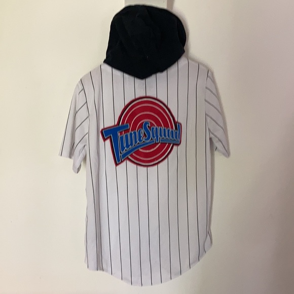 🏀🪐 Space Jam Tune Squad Size Medium Hoodie Shirt LeBron Michael Jordan🪐🏀 - Picture 5 of 7